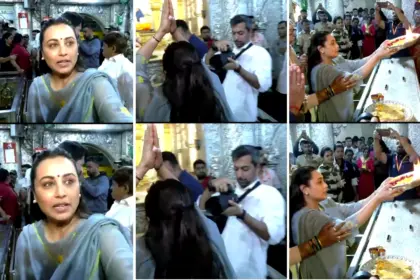 Rani Mukerji Dagdusheth Ganpati Visit