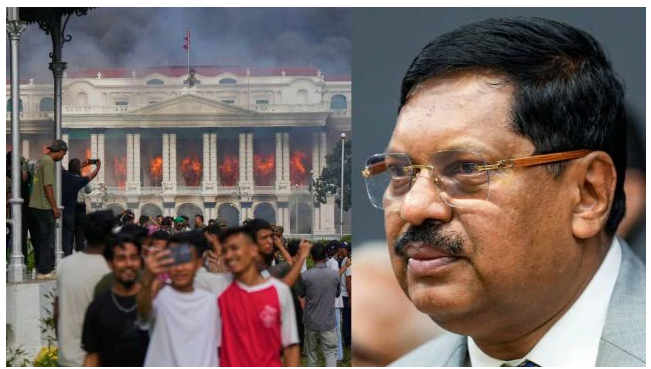 CJI B.R. Gavai and Supreme Court judges discussing India’s constitutional stability amid regional political unrest.