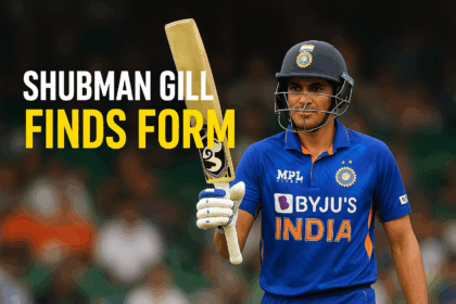 शुभमन गिल एशिया कप 2025 के नेट्स में अभ्यास करते हुए, गेंदबाजी की तैयारी के दौरान बल्लेबाजी शैली दिखाते हुए