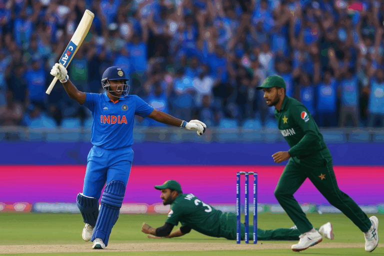 India cricket team celebrating victory against Pakistan in Asia Cup 2025