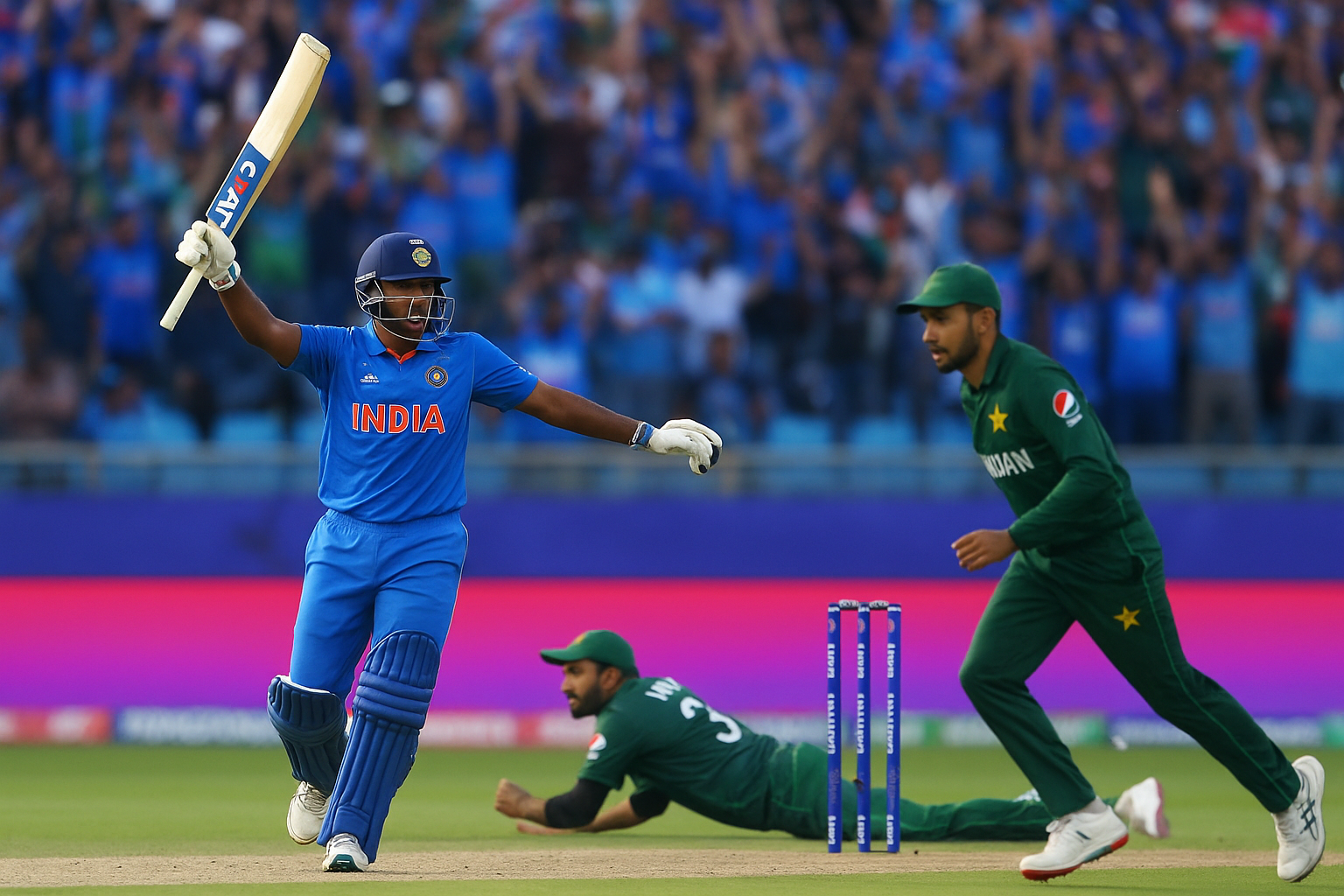India cricket team celebrating victory against Pakistan in Asia Cup 2025