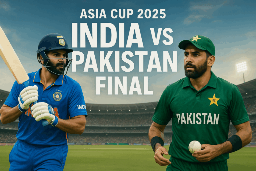 IND vs PAK फाइनल 2025 — लाइव स्कोर & अपडेट्स
