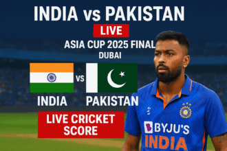 India vs Pakistan Asia Cup 2025 Final live cricket match at Dubai with possible Hardik Pandya participation and team squads.