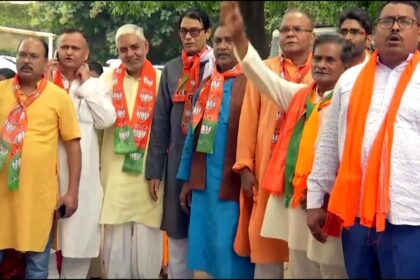 BJP protest in Ranchi, Jharkhand over Surya Hansda encounter with Babulal Marandi participating