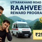 Raahveer helping an accident victim reach the hospital in Uttarakhand