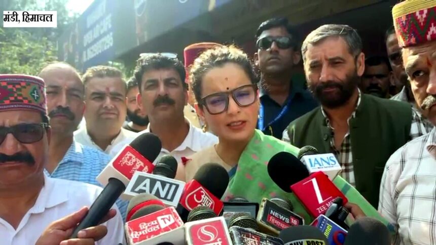 Kangana Ranaut accuses Himachal govt of bias in disaster relief
