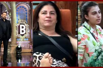 Farhana Molla arguing with Kunika Sadanand in Bigg Boss 19