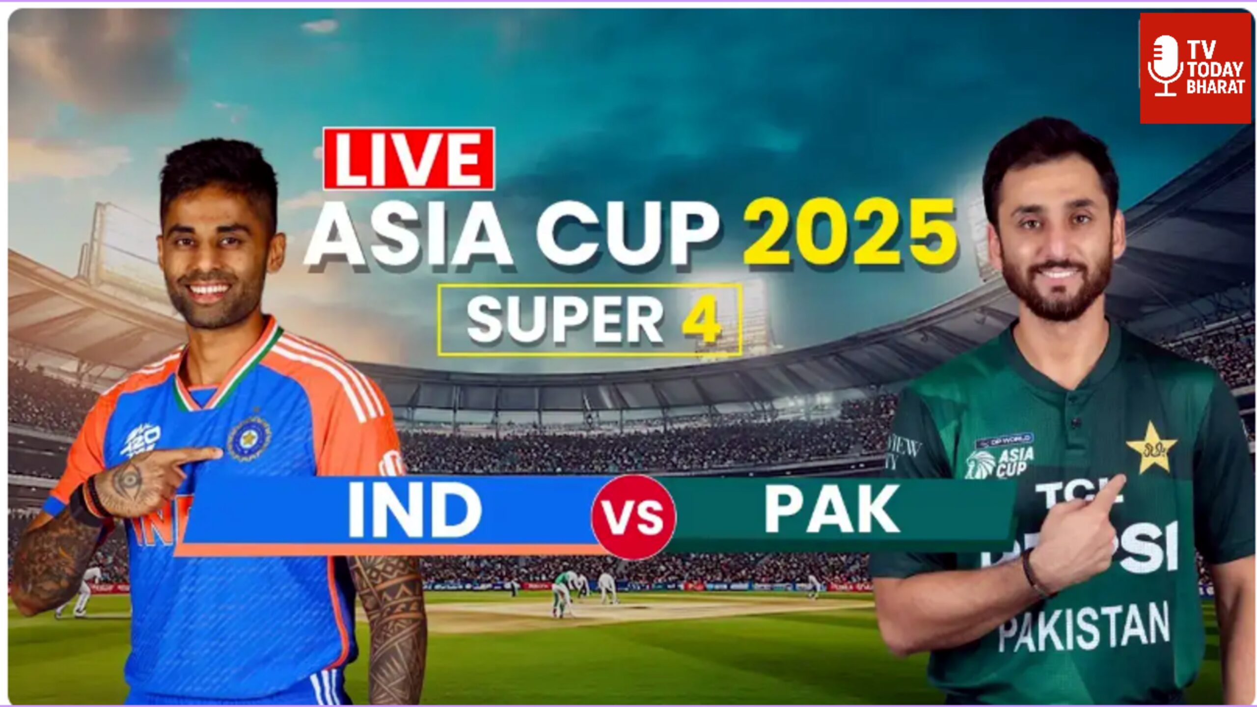 India vs Pakistan Asia Cup 2025 live match action