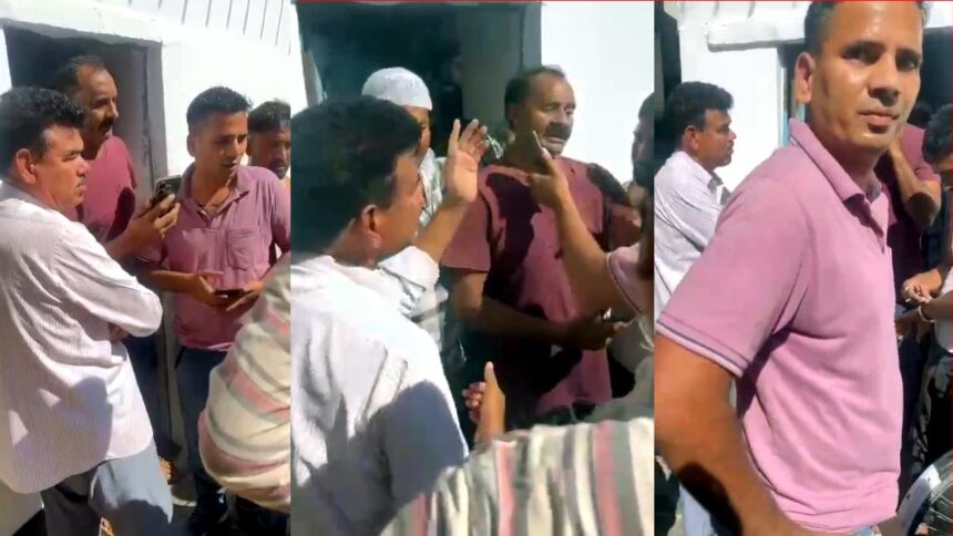 अहमदगढ़ थाना क्षेत्र के गांव चेहला में पुलिस के सामने रेप के आरोपी को भागते हुए देखा गया।