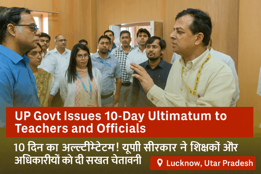 “शिक्षकों को मूल तैनाती स्थल पर लौटने का आदेश — अनुपालन न करने पर सख्त कार्रवाई तय