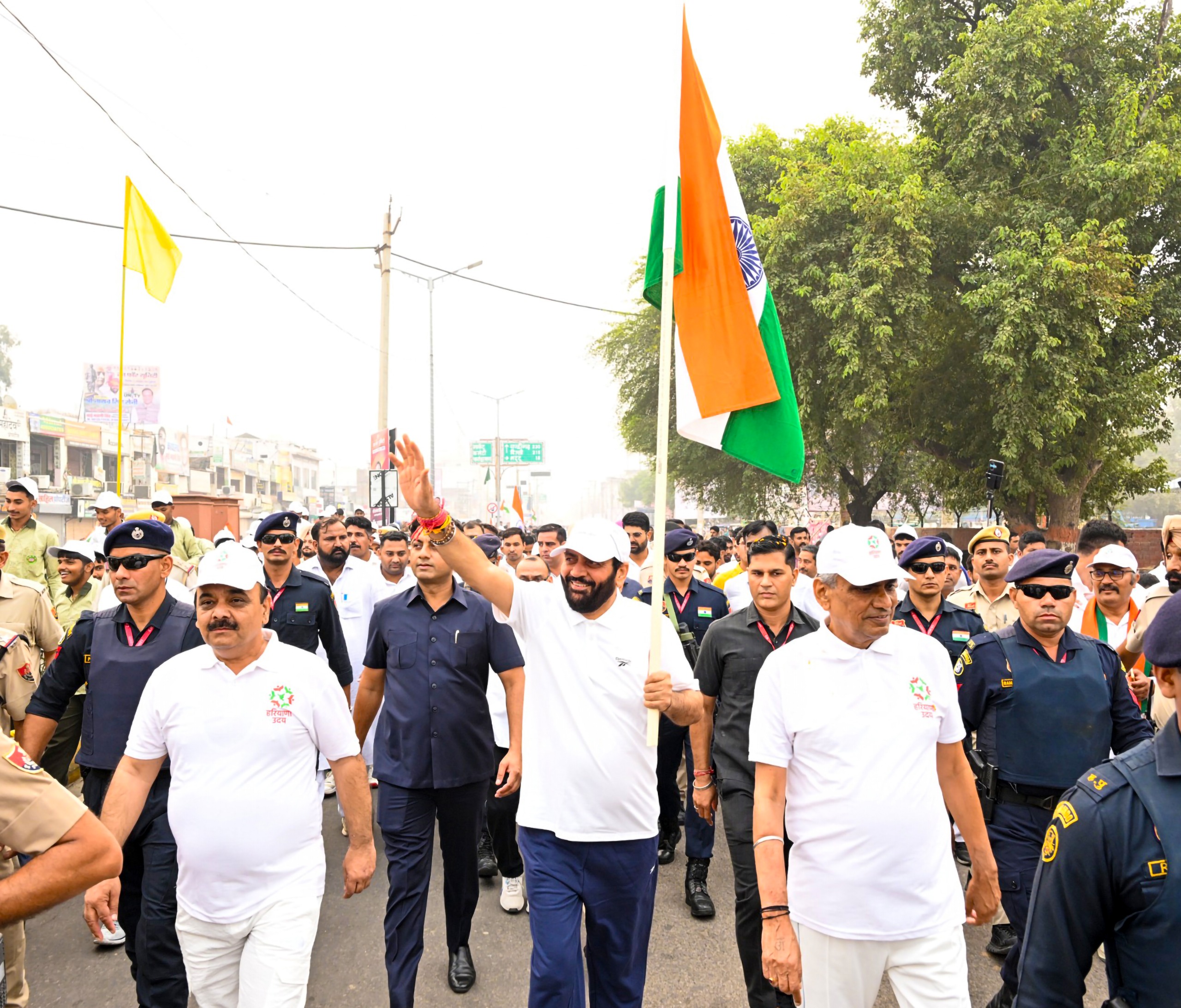 हरियाणा के मुख्यमंत्री नायब सिंह सैनी ने ‘राष्ट्रीय एकता दिवस’ पर ‘रन फॉर यूनिटी’ को किया रवाना