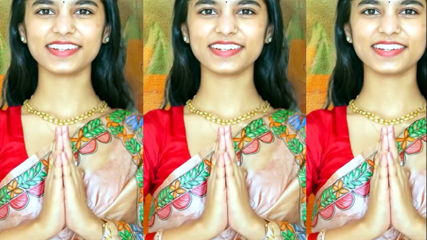 भोजपुरी गायिका मैथली ठाकुर का नामांकन समारोह