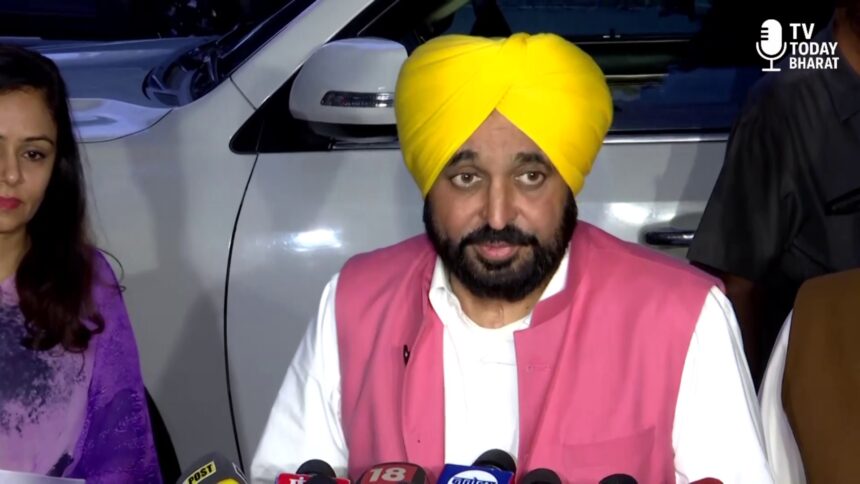 पंजाब के प्रमुख शहरों का वायु गुणवत्ता सूचकांक (AQI) दर्शाने वाली तालिका — बठिंडा 281 (खराब), मंडी गोबिंदगढ़ 171, लुधियाना 124, जालंधर 128 और पटियाला 108।