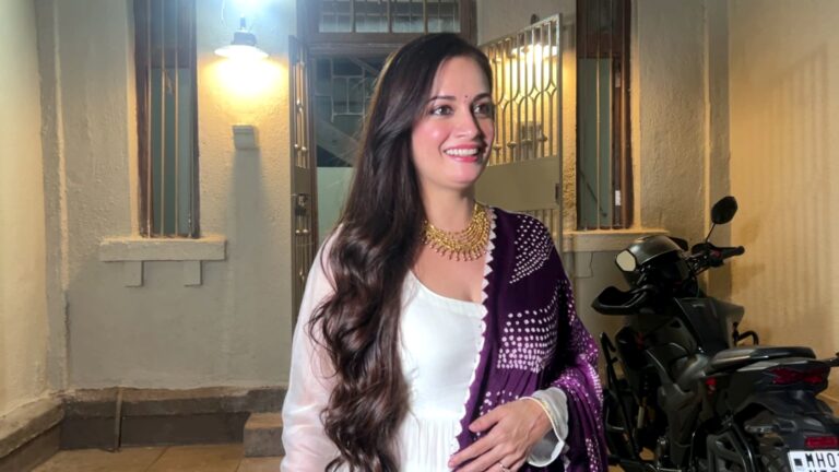Diya Mirza Celebrates Eco-Friendly Diwali at Her Mumbai Home | Bollywood Festive Vibes 2025