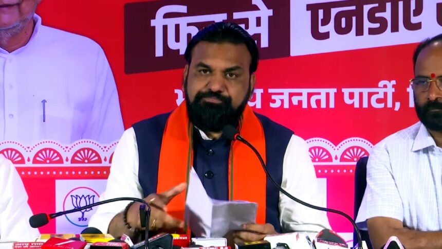 Samrat Choudhary Interview Photo — Bihar Deputy CM confirms Nitish Kumar to continue as Chief Minister, Bihar Election 2025