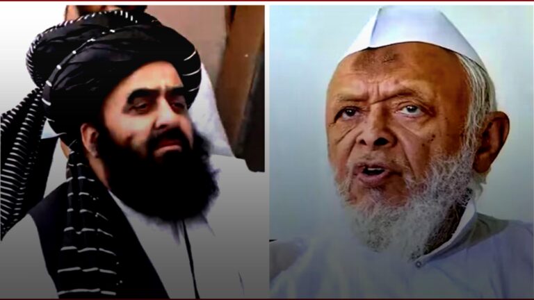 Maulana Arshad Madni meeting Afghanistan Foreign Minister Amir Khan Muttaqi