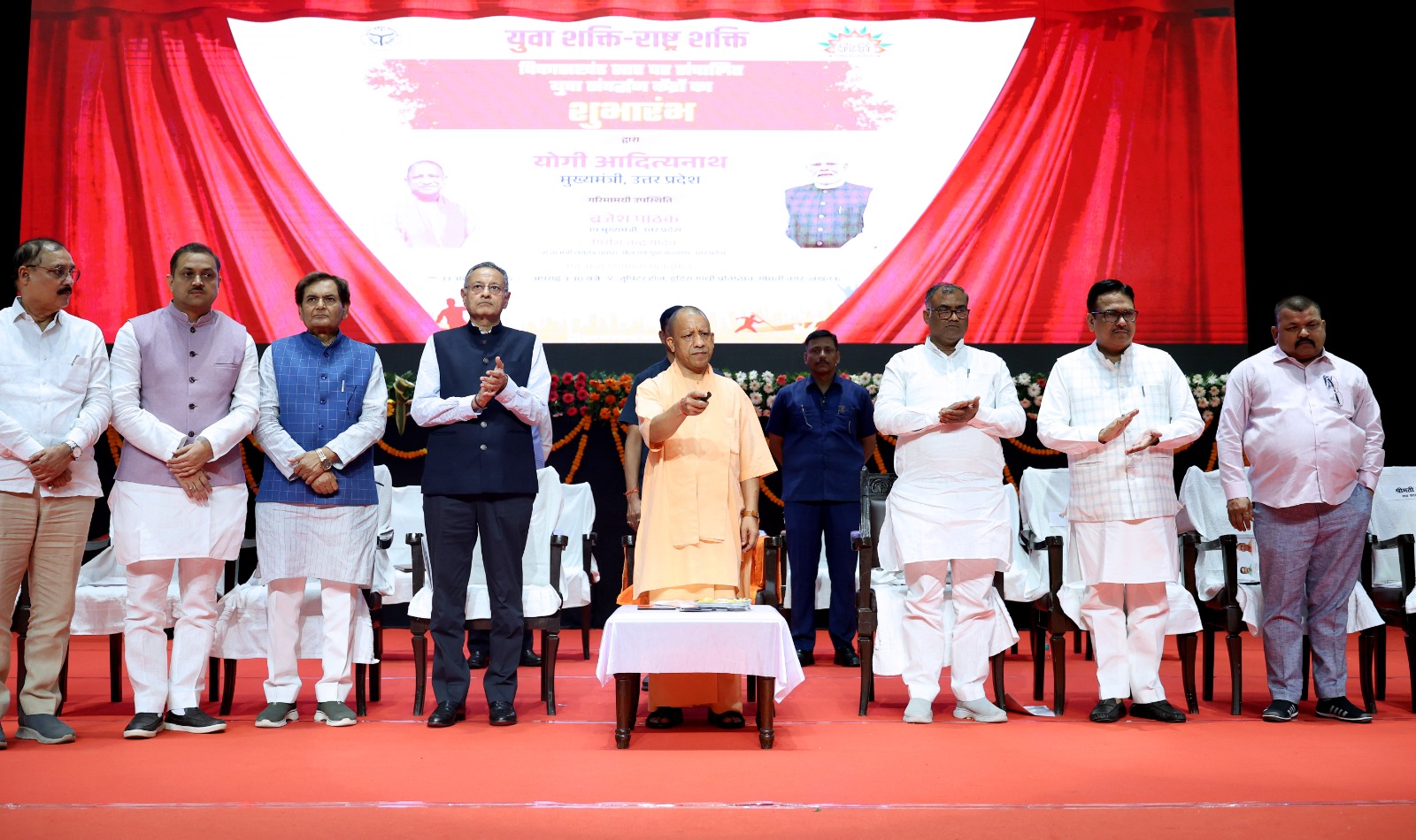 Distribution of sports kits to youth and women groups in Lucknow by public representatives