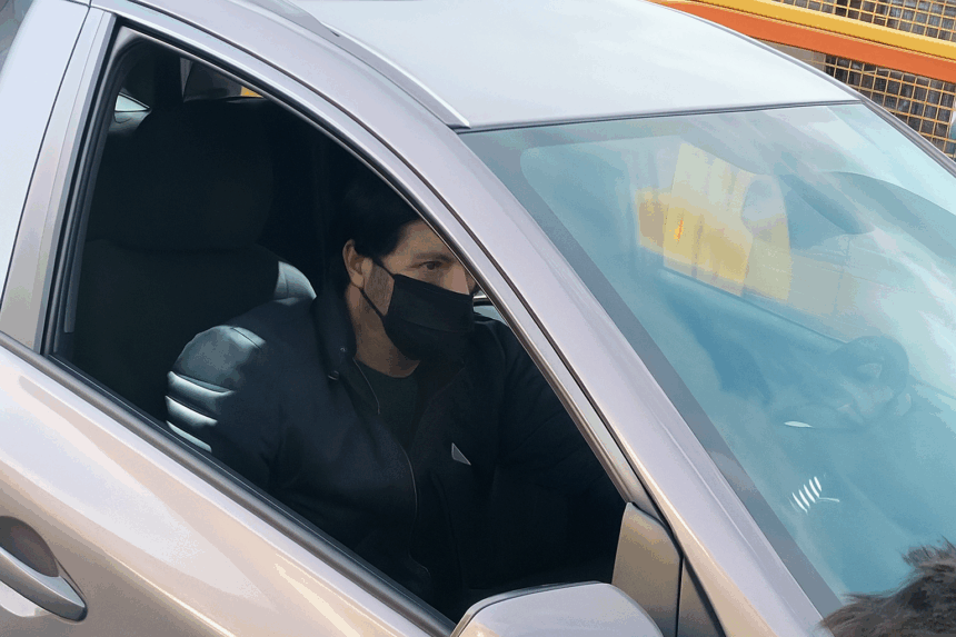 Delhi Red Fort Blast CCTV Footage showing black masked man driving white I-20 car before