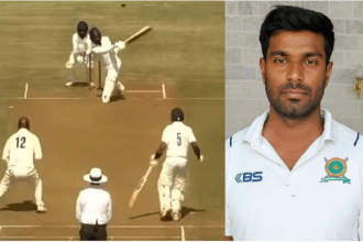 सूरत में क्रिकेट इतिहास का नया अध्याय – मेघालय के आकाश कुमार चौधरी की 11 गेंदों की फिफ्टी