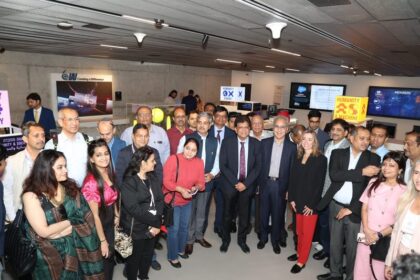 Piyush Goyal visiting the Peres Center for Peace and Innovation in Israel during discussions on India–Israel deeptech and startup collaboration