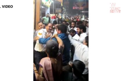 Muzaffarnagar traffic police constable Jamin Ali carrying an unconscious child to hospital after saving her life, moments captured on duty