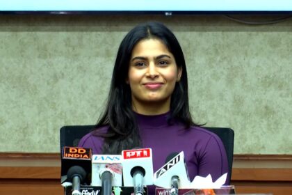Sports Ministry launches ‘Asmita’ social media handle in New Delhi; shooter Manu Bhaker addresses press conference