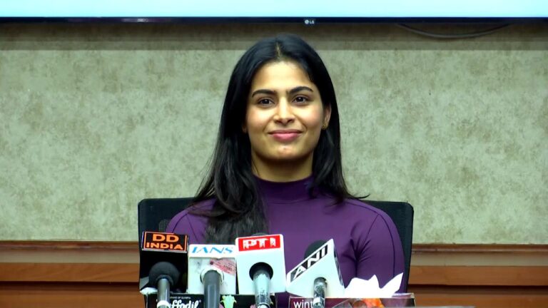 Sports Ministry launches ‘Asmita’ social media handle in New Delhi; shooter Manu Bhaker addresses press conference