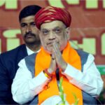 Amit Shah inaugurates the new Bhavnagar BJP office ‘Bhav Kamalam’ during his Gujarat visit, addressing party workers.