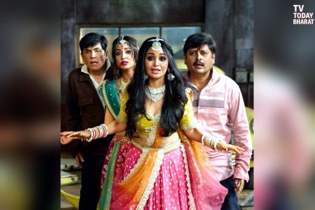 Poster of ‘Bhabiji Ghar Par Hain – Fun On The Run’ featuring the original cast announcing the movie release on February 6, 2026