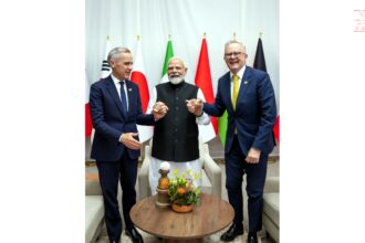 Prime Minister at G20 Summit in Johannesburg engaging with world leaders during key sessions.