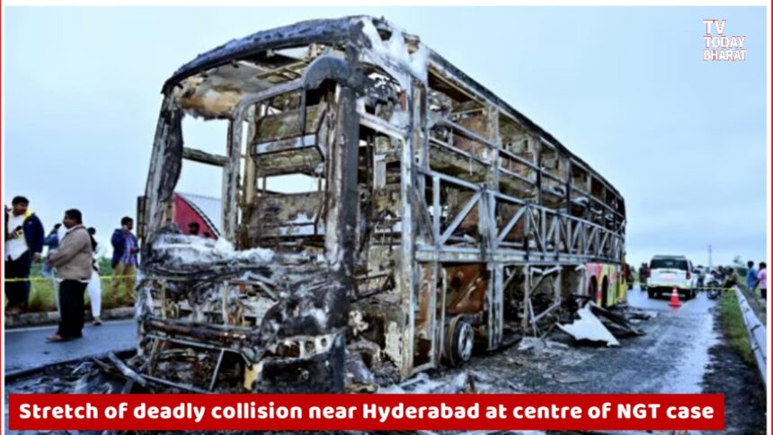 Chevella Banyans Highway near Hyderabad, where expansion delayed due to NGT case