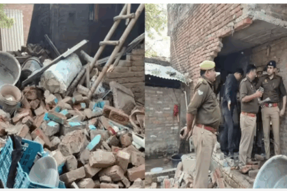 House explosion in Firozabad’s Haiwatpur Karkha village — roof collapsed, Jalaluddin killed, SP Anuj Chaudhary leads investigation