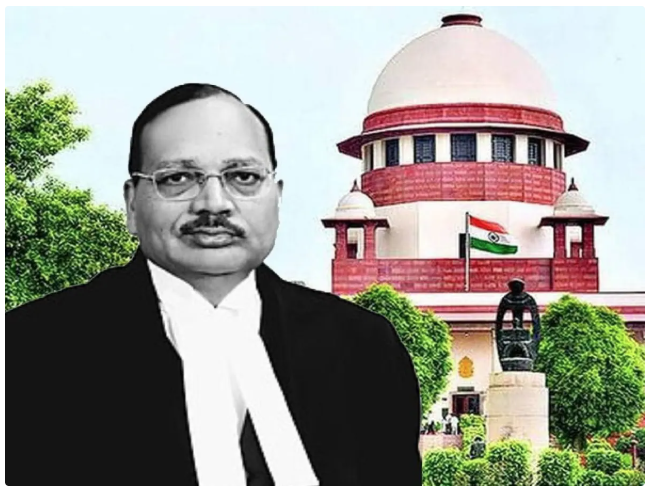 Supreme Court of India building with national emblem, symbolizing judicial ruling on Indian Army officer dismissal case.