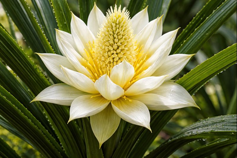 केवड़ा का फूल अपनी प्राकृतिक सुगंध के लिए जाना जाता है और तनाव से राहत और मानसिक शांति प्रदान करता है।