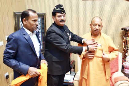 Yogi Adityanath saluting Armed Forces on Flag Day and expressing condolences for Goa accident victims