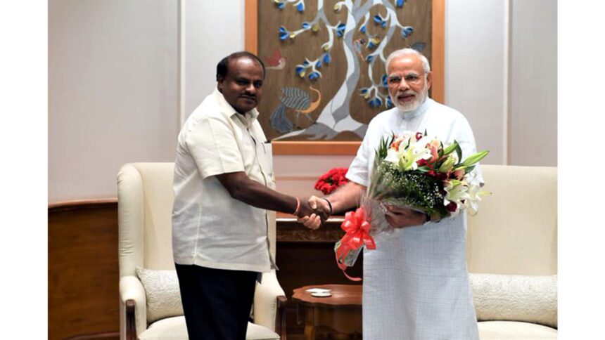 Union Minister HD Kumaraswamy receiving birthday wishes for his contribution to Aatmanirbhar Bharat through steel and heavy industries leadership