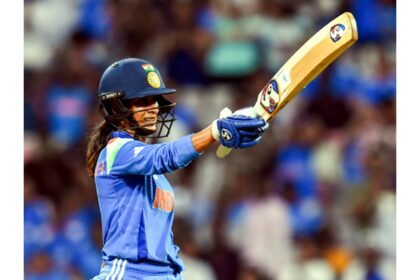 IPL stadium under lights showcasing thrilling super over action, while New Zealand players celebrate a dominant 323-run Test victory over West Indies in international cricket.