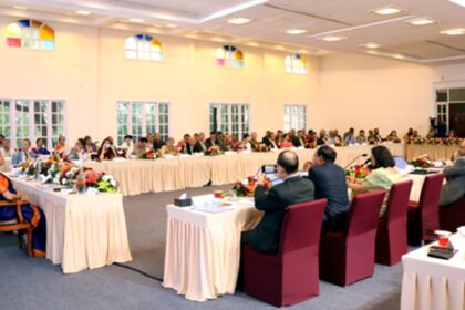 Union Finance Minister Nirmala Sitharaman addressing an event, highlighting trust-based governance and simple laws as key drivers of India’s economic growth