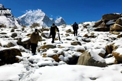 Rescue operation underway at Kuari Pass trek in Chamoli as SDRF teams search for missing trekker in snowy terrain