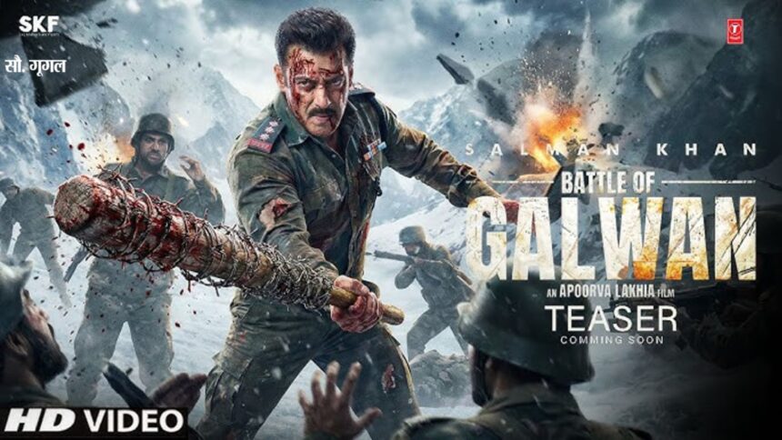 Salman Khan in Battle Of Galwan teaser wearing army officer uniform with intense action look