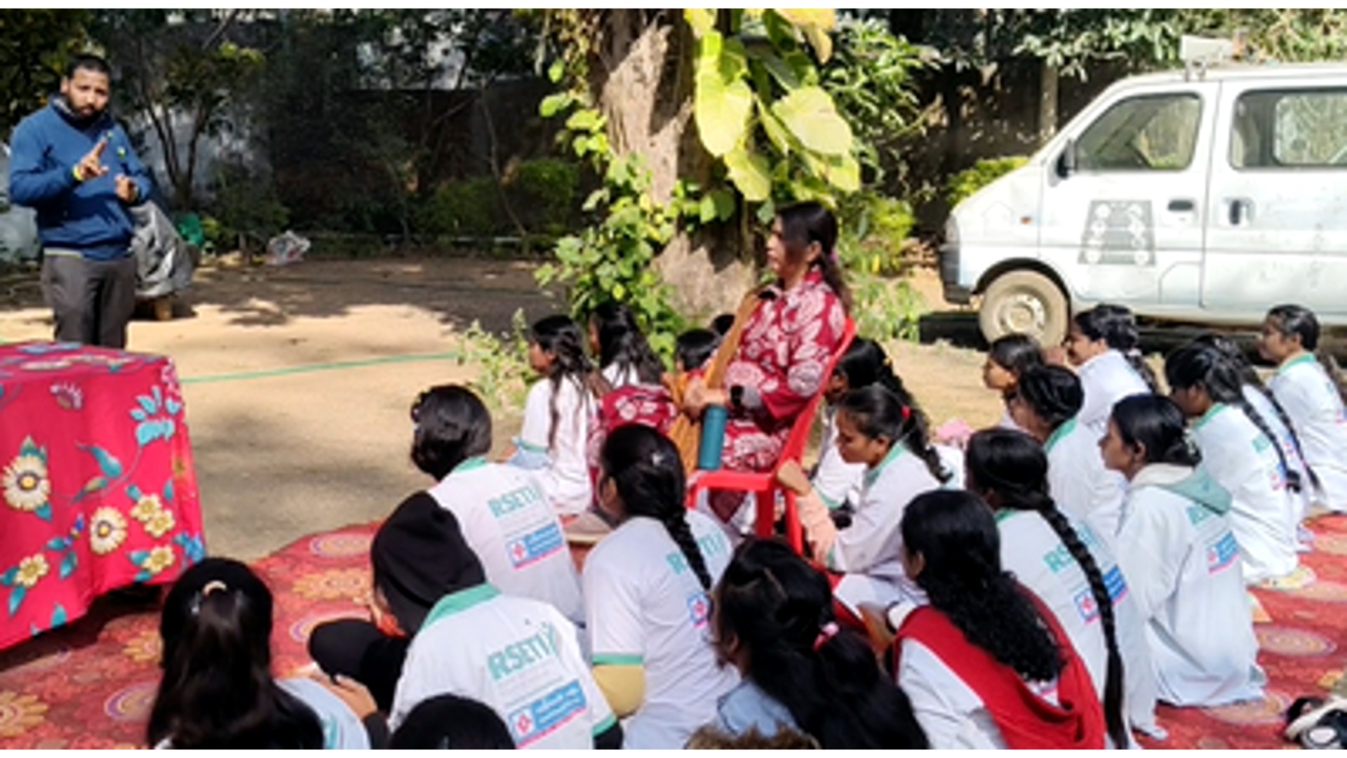 Women participating in self-employment and skill development training at RSETI, showcasing women empowerment and entrepreneurship initiatives in India