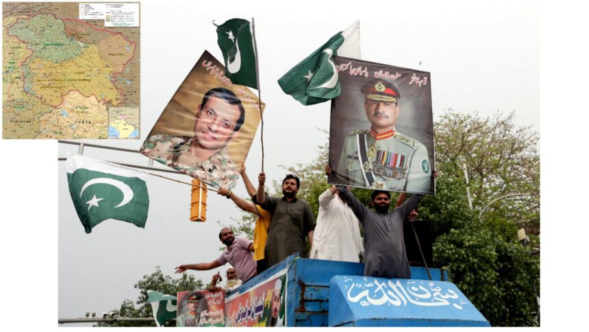 India Pakistan border tensions map highlighting Kashmir and Line of Control amid 2026 war risk analysis