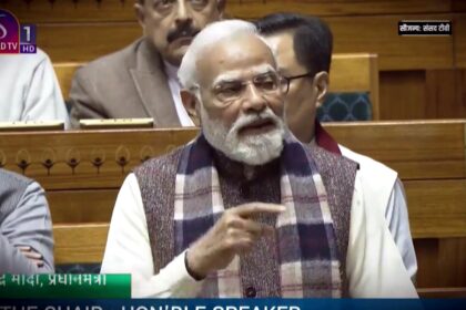 Debate on Vande Mataram in Parliament with leaders responding and public discussion intensifying.