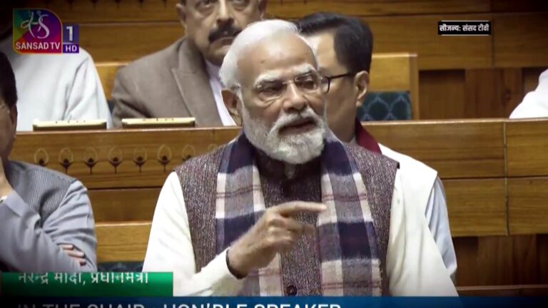 Debate on Vande Mataram in Parliament with leaders responding and public discussion intensifying.