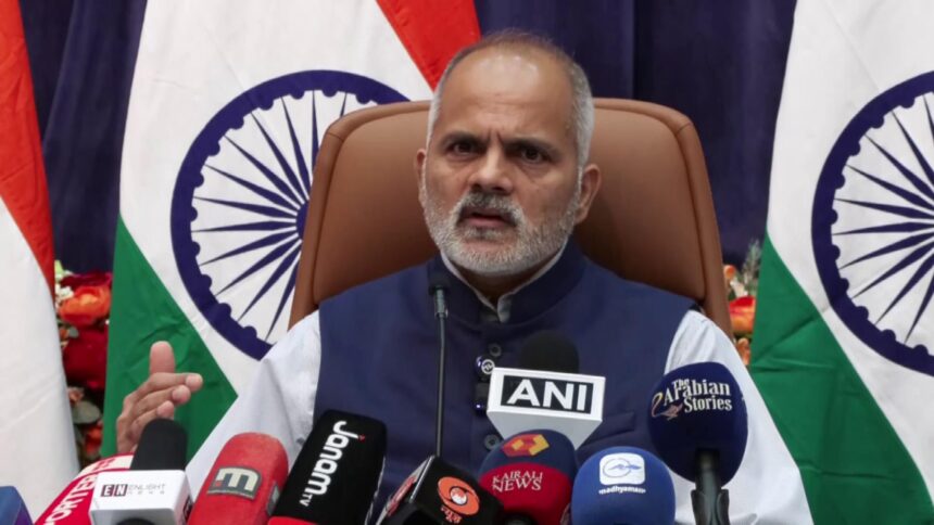 Godavarthi Venkata Srinivas, India’s Ambassador to Oman, attending an official diplomatic engagement in Muscat, Oman.