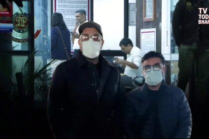 Goa Club Fire Case accused Gaurav Luthra and Saurabh Luthra brought to IGI Airport Police Station in Delhi for legal proceedings