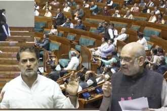 Amit Shah speaking in Lok Sabha during Winter Session while explaining SIR and the Detect-Delete-Deport policy