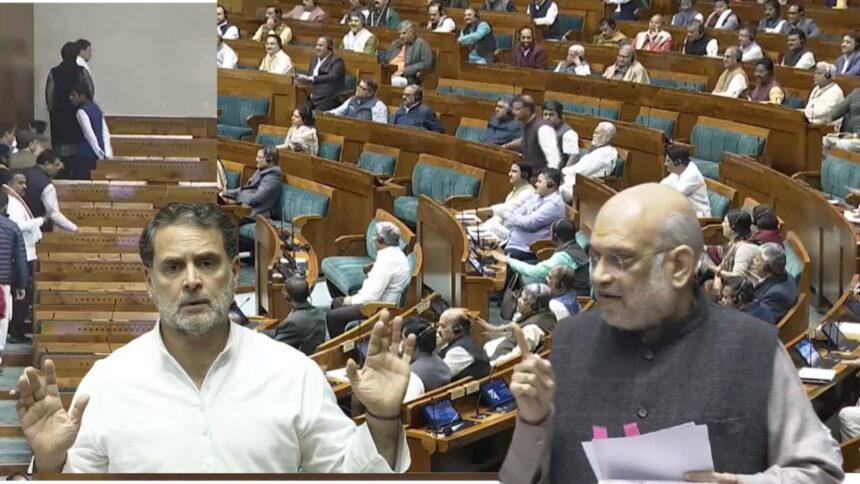 Amit Shah speaking in Lok Sabha during Winter Session while explaining SIR and the Detect-Delete-Deport policy