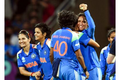 Indian women cricket team celebrating historic World Cup victories in 2025