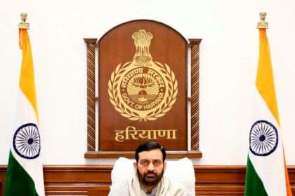 Haryana Chief Minister Nayab Singh Saini transfers ₹380 crore directly to bank accounts of bajra farmers under MSP procurement scheme.